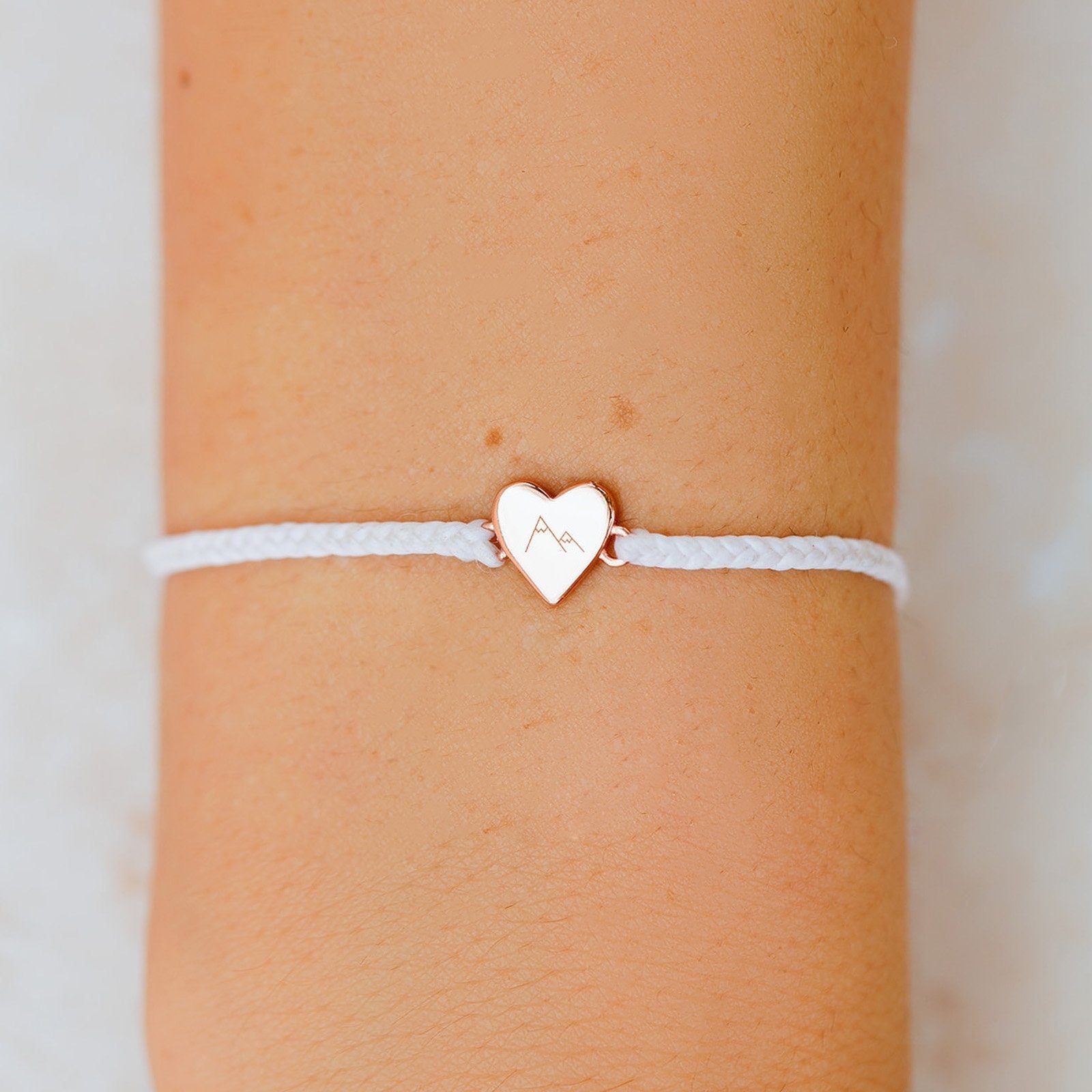 Engravable Heart Charm Bracelet