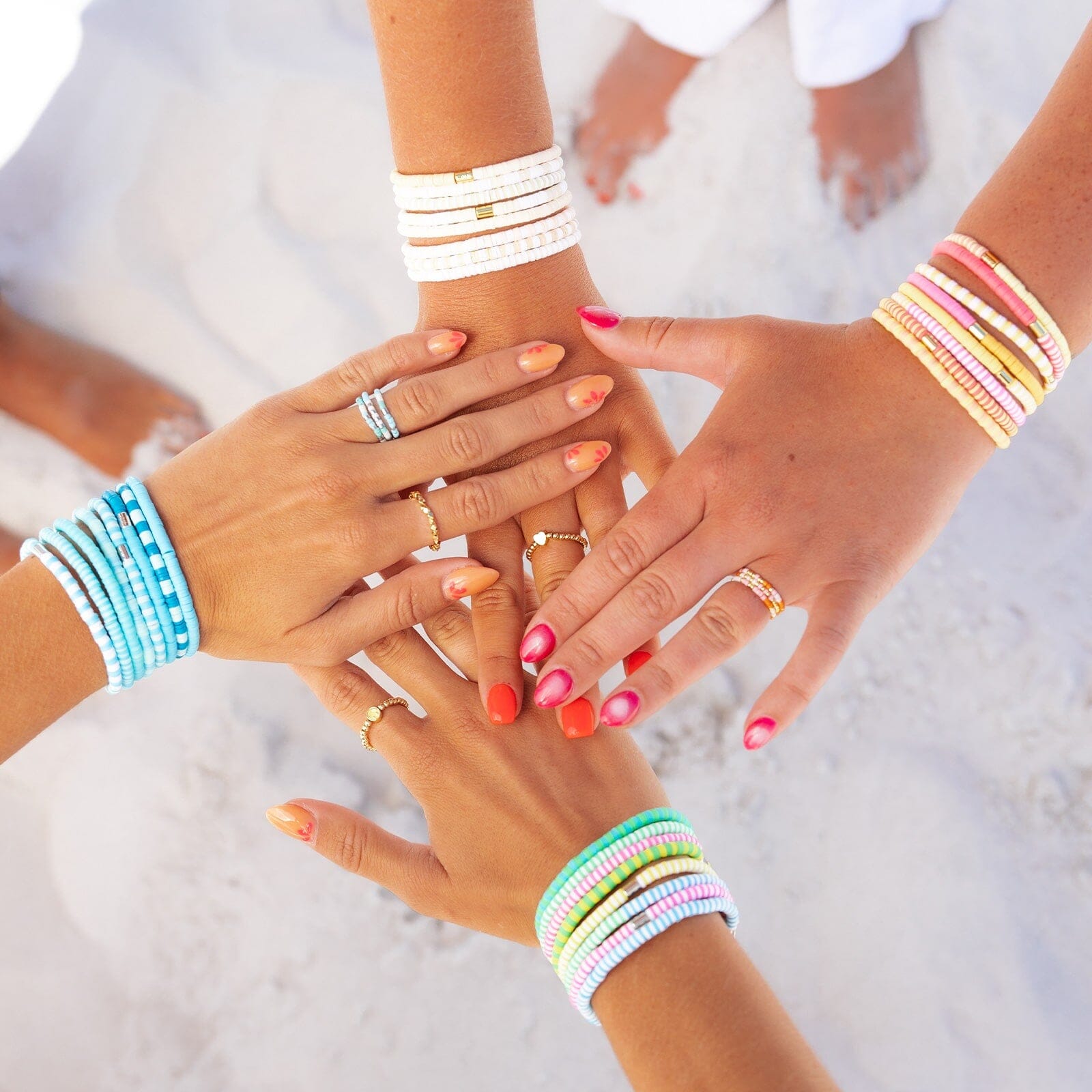 Warm Breeze Stretch Bracelet Set of 8