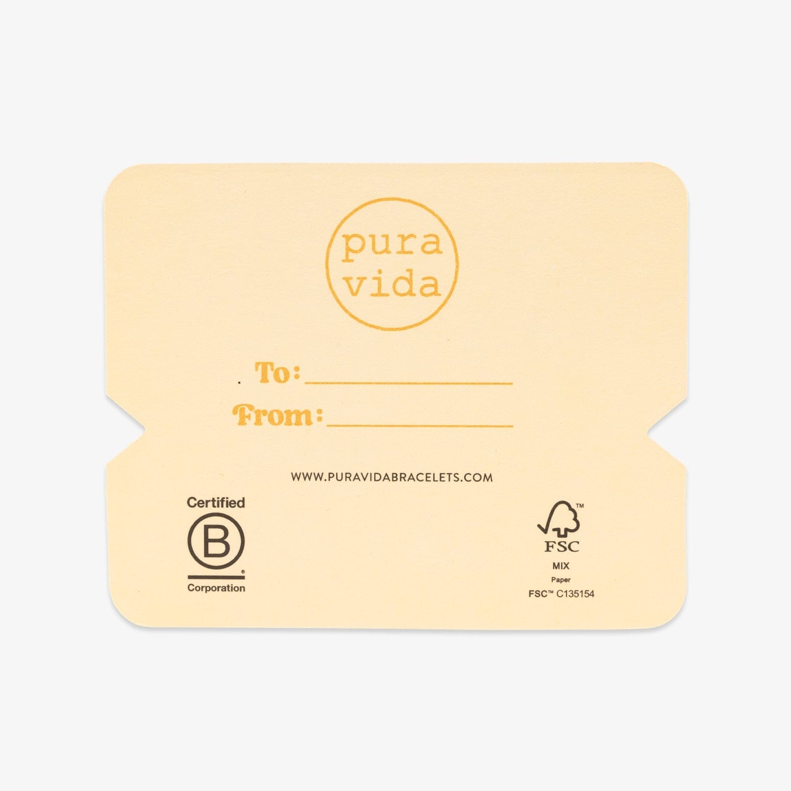 My Sunshine Bracelet Card