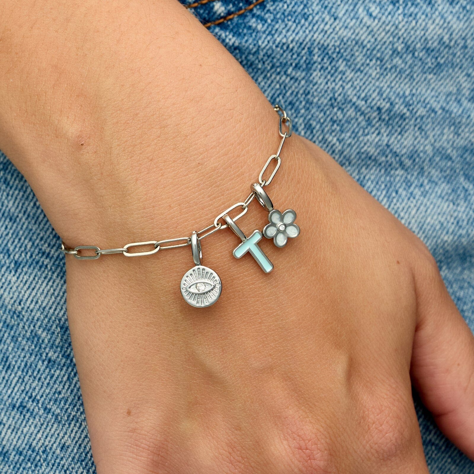 Harper Enamel Alphabet Charm