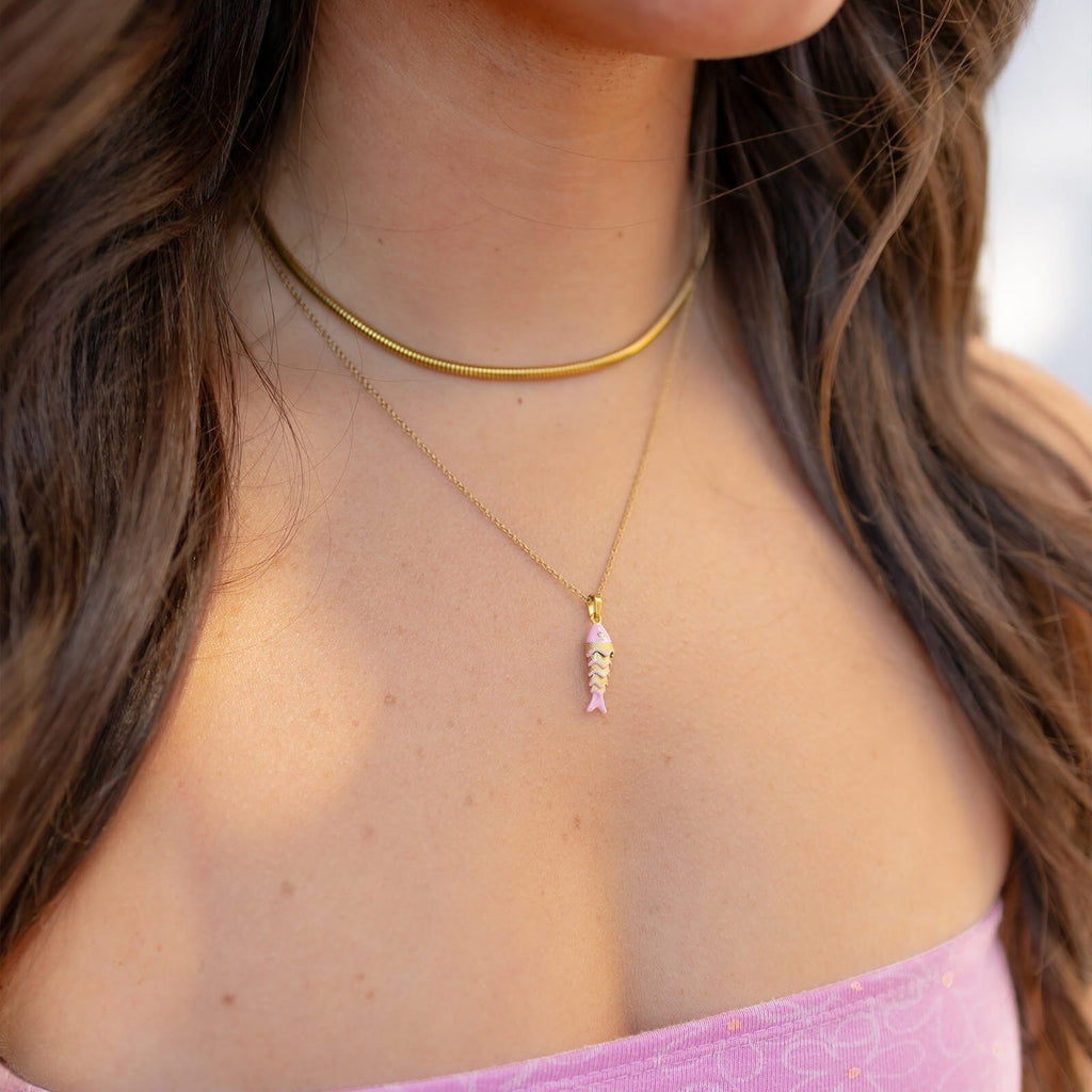 Koi Fish Pendant Necklace